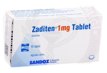 ZADITEN 1 MG 30 TABLET